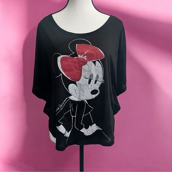 Disneyland Resort Walt Disney World Epcot World Showcase Minnie Mouse Blouse Sml - Picture 2 of 8